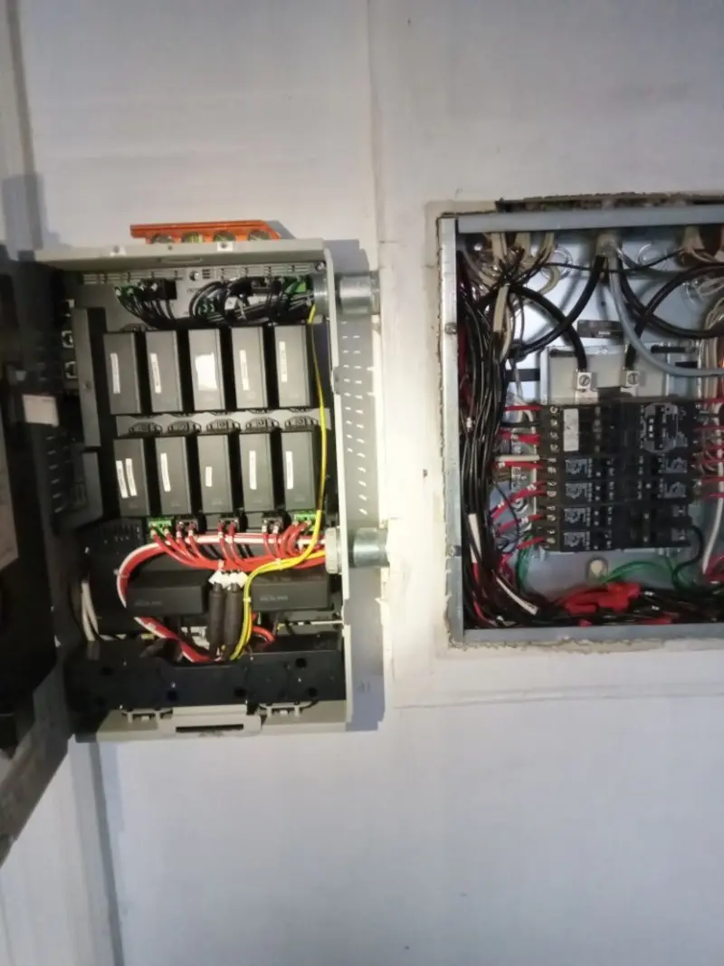 Electrical panel upgrade completed for Indoor Lighting Installation in Shelley